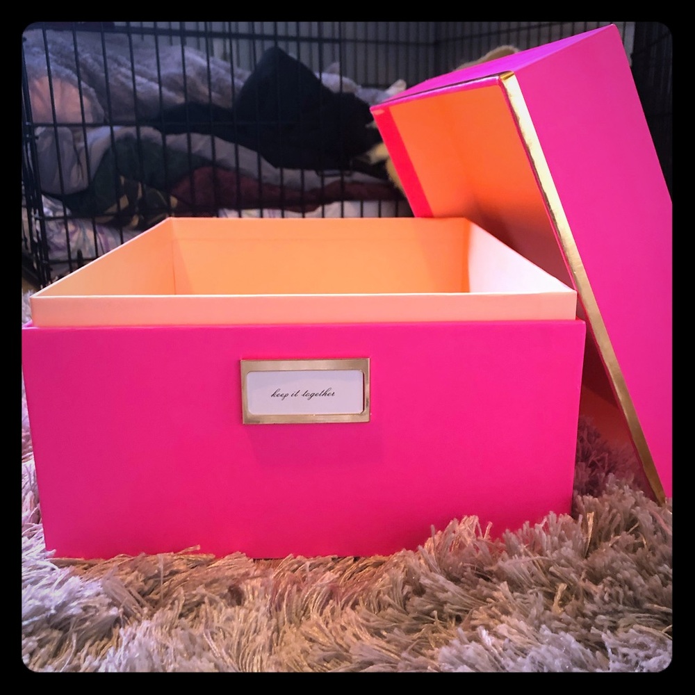 kate spade storage nesting box